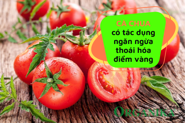 Cà chua có lượng vitamin C dồi dào nâng cao sức khỏe cho đôi mắt