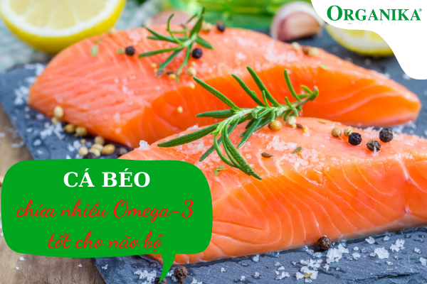 Cá hồi và cá mòi là thực phẩm rất giàu Omega-3