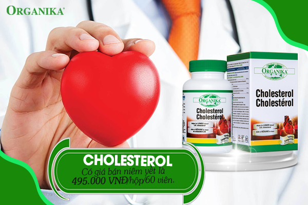 Viên uống Organika Cholesterol có giá bán hợp lý, phù hợp với người tiêu dùng
