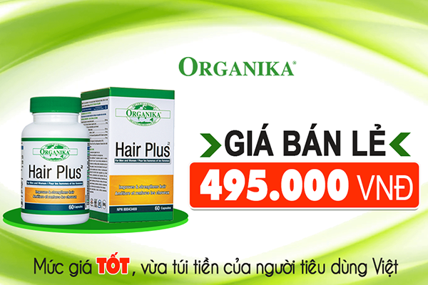 Hiện nay, Hair Plus có giá bán niêm yết trên thị trường là 495.000VNĐ/hộp/60 viên