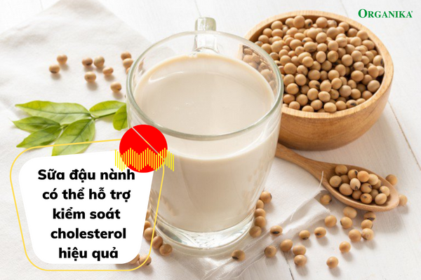 Sữa đậu nành là mẹo để giảm cholesterol bạn có thể tham khảo và áp dụng