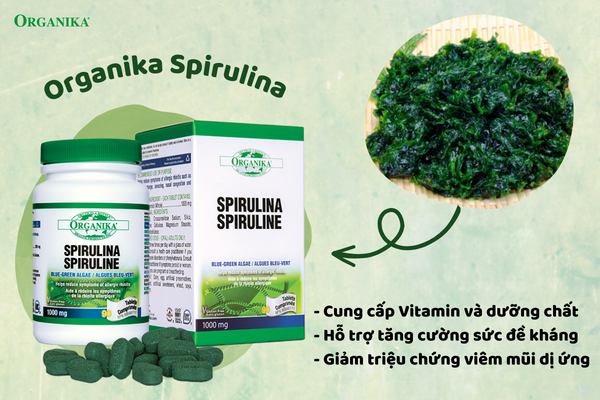 Thực phẩm chức năng Organika Spirulina là lựa chọn tối ưu để tặng vào dịp Tết