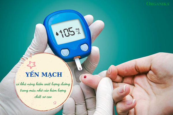 Với người bị tiểu đường tiêu thụ yến mạch thường xuyên sẽ góp phần kiểm soát lượng đường trong máu