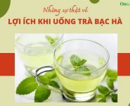 Những sự thật về lợi ích khi uống trà bạc hà