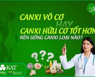 Canxi hữu cơ hay vô cơ tốt hơn? Nên uống loại canxi nào?