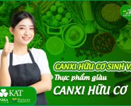 Canxi hữu cơ sinh vật là gì? Các loại thực phẩm giàu canxi hữu cơ