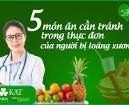 5 món ăn cần tránh trong thực đơn cho người bị loãng xương