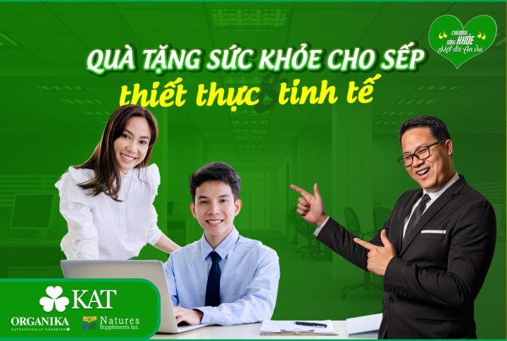 Quà tặng sức khỏe cho sếp vừa thiết thực, vừa tinh tế.
