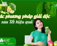 Các phương pháp giải độc cơ thể sau Tết hiệu quả