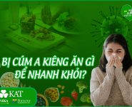 Bị cúm a kiêng ăn gì để nhanh khỏi?