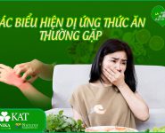 Các biểu hiện dị ứng thức ăn thường gặp Các biểu hiện dị ứng thức ăn thường gặp