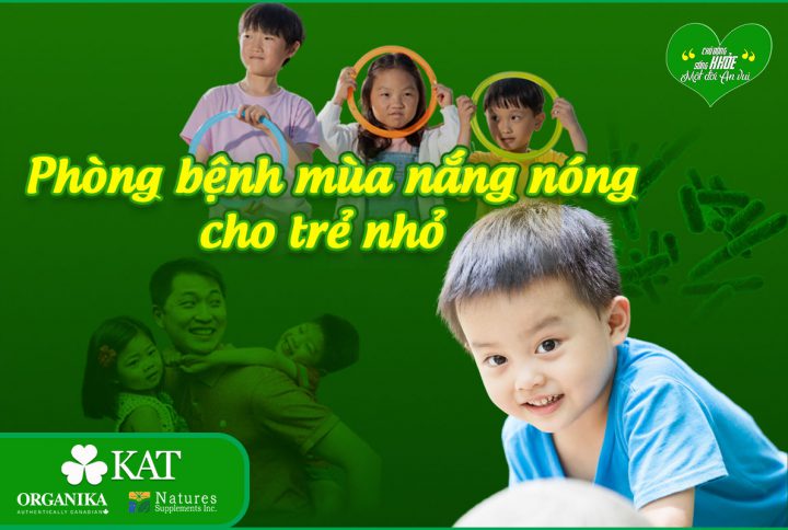 Phòng bệnh mùa nắng nóng cho trẻ nhỏ