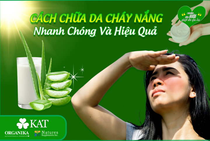 Cách chữa da cháy nắng hiệu quả nhanh chóng