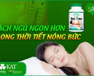 5 cách để ngủ ngon hơn trong thời tiết nóng bức