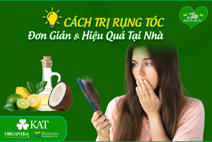 Cách trị rụng tóc tại nhà