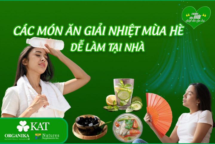 Món ăn giải nhiệt ngày hè dễ làm tại nhà