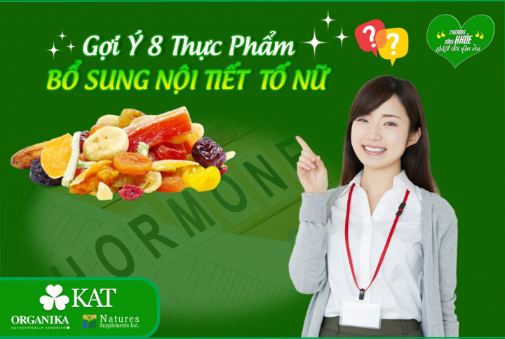 Top 8 thực phẩm bổ sung nội tiết tố