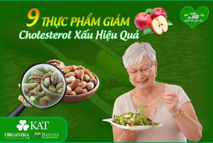 Top 9 thực phẩm giảm cholesterol