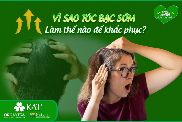 Vì sao tóc bạc sớm