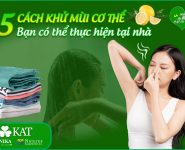 Cách khử mùi cơ thể hiệu quả tại nhà