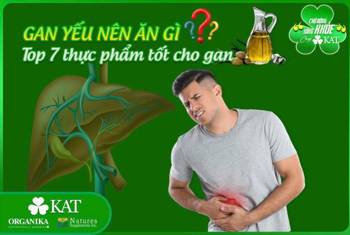 Gan yếu nên ăn gì