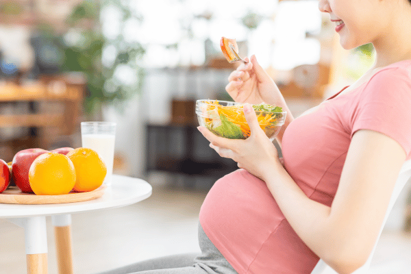 Ăn uống lành mạnh là một cách để mẹ bầu ngăn ngừa tiểu đường