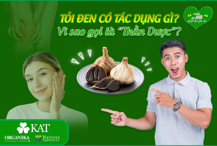 Tỏi đen có tác dụng gì? Vì sao gọi là “thần dược” của sức khỏe