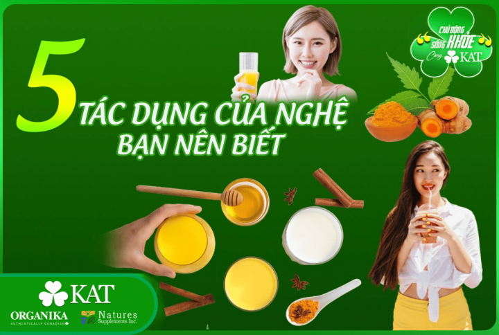 5 tác dụng của nghệ đối với sức khỏe bạn nên biết