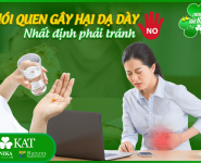 Những thói quen gây hại dạ dày, nhất định phải tránh
