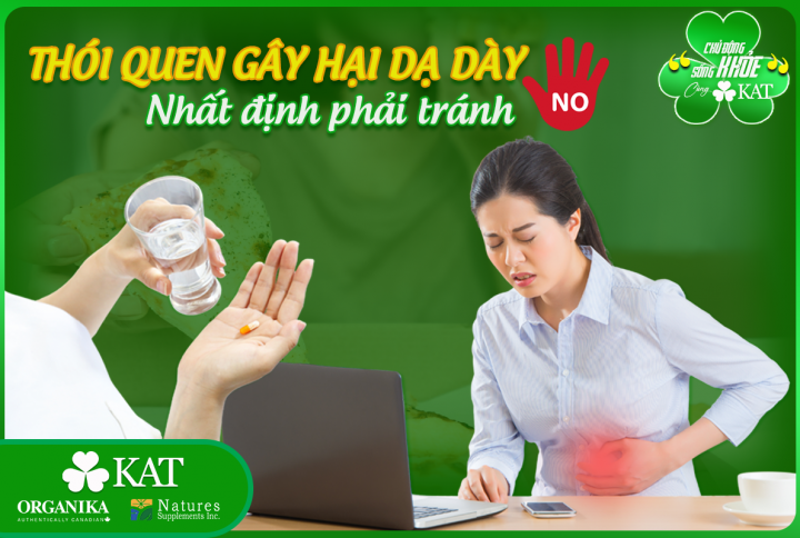 Những thói quen gây hại dạ dày, nhất định phải tránh