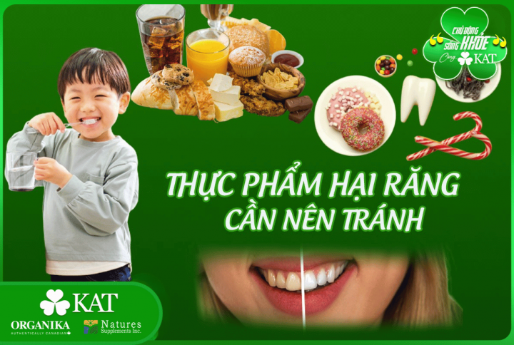 Các thực phẩm có hại cho răng cần tránh