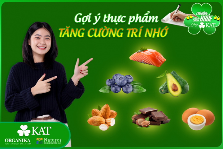 Thực phẩm tăng cường trí nhớ tốt cho não bộ