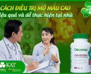 Điều trị mỡ máu cao hiệu quả dễ thực hiện tại nhà
