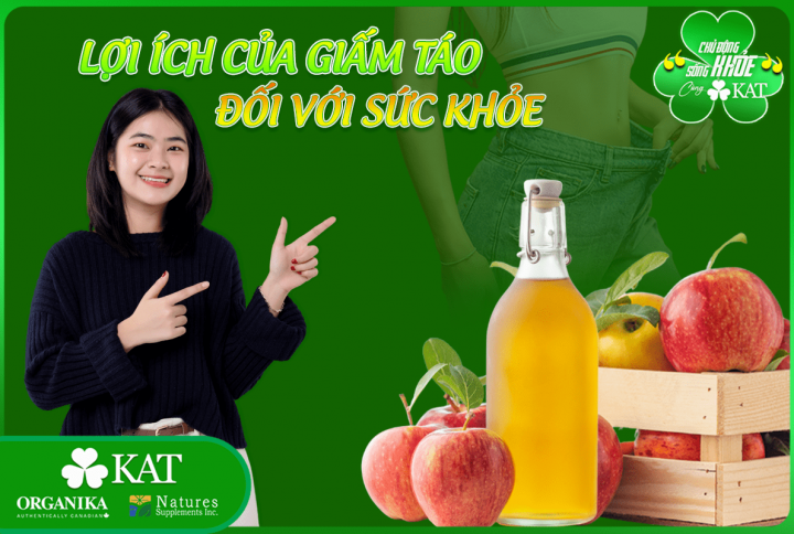 Lợi ích của giấm táo đối với sức khỏe