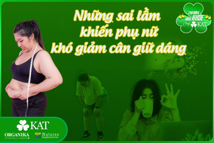 Những sai lầm khiến phụ nữ khó giảm cân giữ dáng