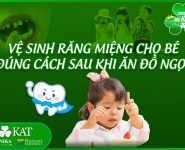 Vệ sinh răng miệng cho bé đúng cách sau khi ăn đồ ngọt