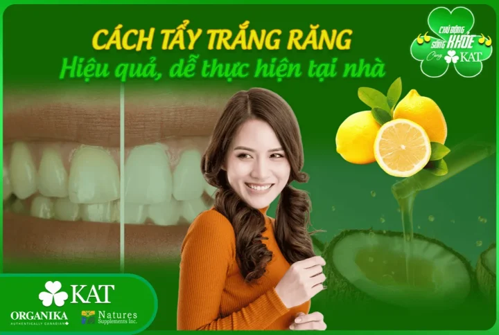 Cách tẩy trắng răng