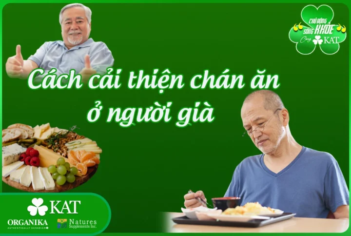 Cách cải thiện bệnh chán ăn ở người già