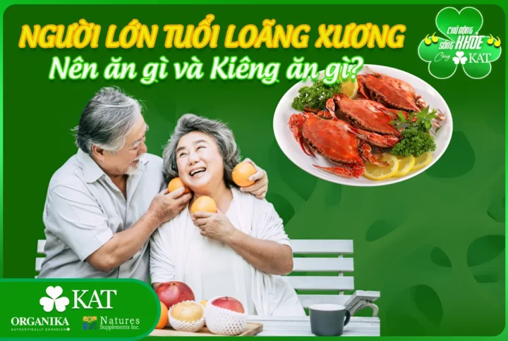 Người lớn tuổi bị loãng xương nên ăn gì và kiêng gì