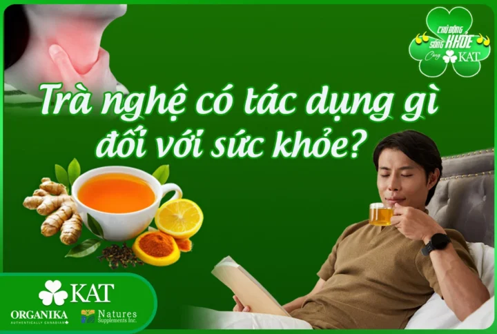 Trà nghệ có tác dụng gì đối với sức khỏe?