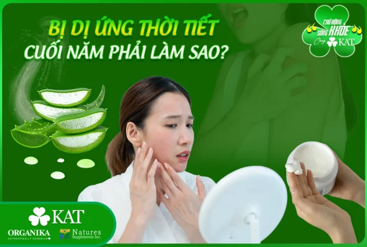 Bị dị ứng thời tiết cuối năm phải làm sao?