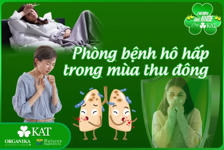 Phòng bệnh hô hấp trong mùa thu đông
