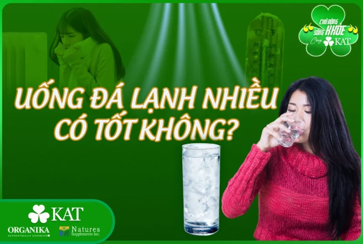 Uống đá lạnh nhiều có tốt không?