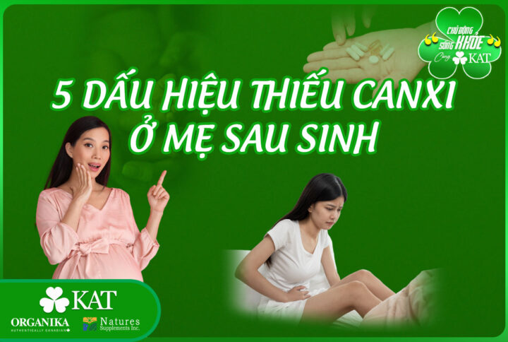 5 dấu hiệu thiếu canxi sau sinh mẹ bầu cần biết