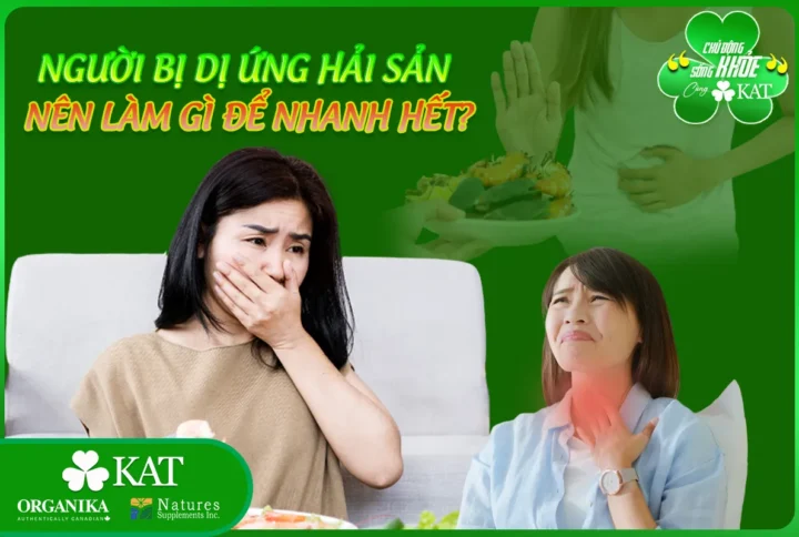 Người bị dị ứng hải sản nên làm gì để nhanh hết?