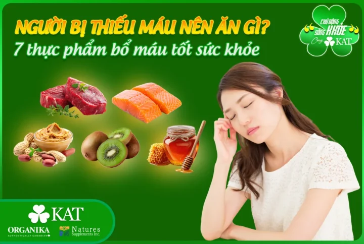 Người bị thiếu máu nên ăn gì? Top 7 thực phẩm bổ máu tốt cho sức khỏe