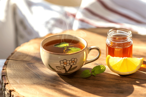 Một trong những cách giảm đau đầu chính là sử dụng trà thảo mộc